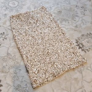 Alice and Oliva gold pencil skirt